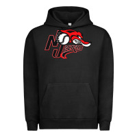 Pigment Black jackals Urban Hoodie - linhVisuals