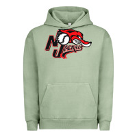 Pigment Oil Green jackals Urban Hoodie - linhVisuals