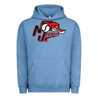Pigment Pebble Blue jackals Urban Hoodie - linhVisuals