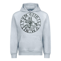 Heather Grey knights templar sigil Urban Hoodie - linhVisuals