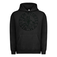 Pigment Black knights templar sigil Urban Hoodie - linhVisuals