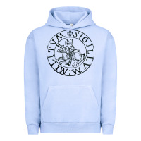 Pigment Grape Ice knights templar sigil Urban Hoodie - linhVisuals