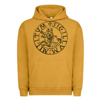 Pigment Peanut Butter knights templar sigil Urban Hoodie - linhVisuals