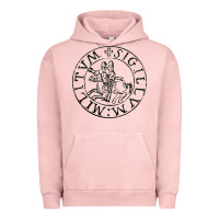 Pigment Salmon knights templar sigil Urban Hoodie - linhVisuals