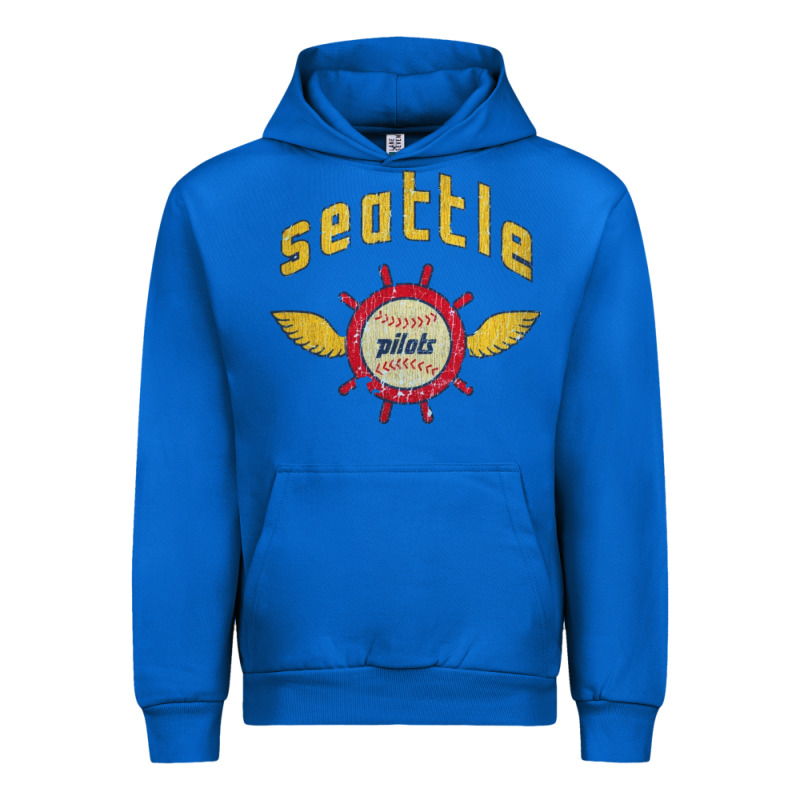 Seattle Pilots Baseball Vintage Urban Hoodie by linhVisuals | Teevron