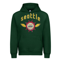 Forest Green seattle pilots baseball vintage Urban Hoodie - linhVisuals