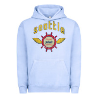 Pigment Grape Ice seattle pilots baseball vintage Urban Hoodie - linhVisuals