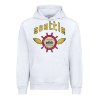 White seattle pilots baseball vintage Urban Hoodie - linhVisuals