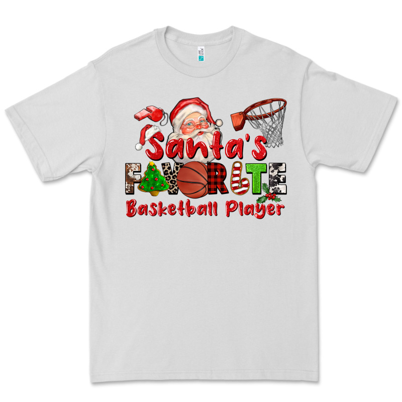 Santas Favorite Basketball Player Premium Tee by CowGirlArtShop | Teevron