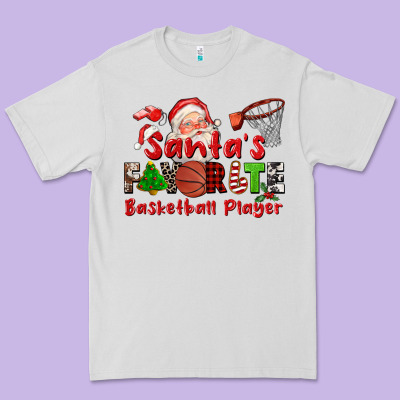 Santas Favorite Basketball Player Premium Tee Designed By Cowgirlartshop