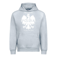 Heather Grey poland rzeczpospolita polska polish eagle symbol Urban Hoodie - linhVisuals