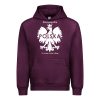 Mauve Wine poland rzeczpospolita polska polish eagle symbol Urban Hoodie - linhVisuals