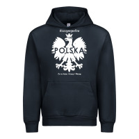 Navy poland rzeczpospolita polska polish eagle symbol Urban Hoodie - linhVisuals