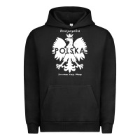 Pigment Black poland rzeczpospolita polska polish eagle symbol Urban Hoodie - linhVisuals