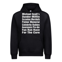 Black fun office tv show Urban Hoodie - linhVisuals