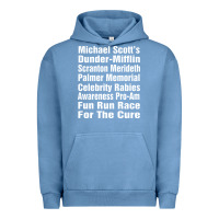 Pigment Pebble Blue fun office tv show Urban Hoodie - linhVisuals