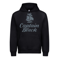 Black Captain Black Cigar Urban Hoodie - linhVisuals