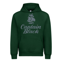 Forest Green Captain Black Cigar Urban Hoodie - linhVisuals