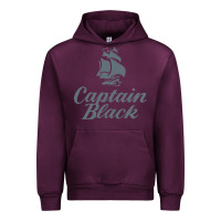 Mauve Wine Captain Black Cigar Urban Hoodie - linhVisuals