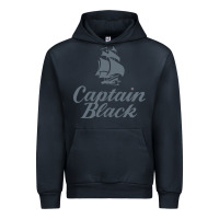 Navy Captain Black Cigar Urban Hoodie - linhVisuals