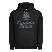 Pigment Black Captain Black Cigar Urban Hoodie - linhVisuals