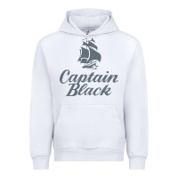 White Captain Black Cigar Urban Hoodie - linhVisuals