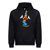 Black goofy Urban Hoodie - linhVisuals