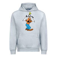 Heather Grey goofy Urban Hoodie - linhVisuals