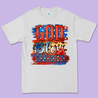God Bless America Premium Tee Designed By Jasminsmagicworld