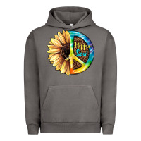 Pigment Tornado Hippie Soul with Sunflower and Leopard Background Urban Hoodie - JahusDesignShop