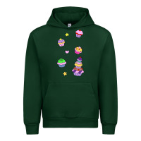 Forest Green cupcakes! Urban Hoodie - linhVisuals