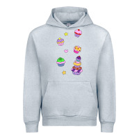 Heather Grey cupcakes! Urban Hoodie - linhVisuals