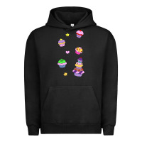 Pigment Black cupcakes! Urban Hoodie - linhVisuals