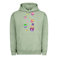 Pigment Oil Green cupcakes! Urban Hoodie - linhVisuals