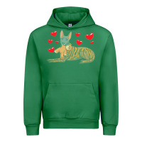 Emerald dutch shepherd dog t  shirt dutch shepherd dog with stuffed animal and Urban Hoodie - linhVisuals