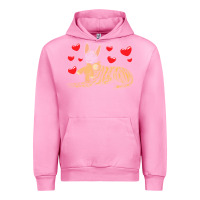 Fuchsia Pink dutch shepherd dog t  shirt dutch shepherd dog with stuffed animal and Urban Hoodie - linhVisuals