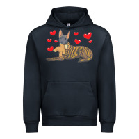 Navy dutch shepherd dog t  shirt dutch shepherd dog with stuffed animal and Urban Hoodie - linhVisuals