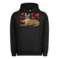 Pigment Black dutch shepherd dog t  shirt dutch shepherd dog with stuffed animal and Urban Hoodie - linhVisuals