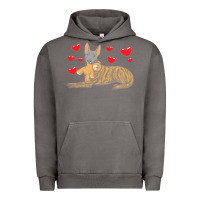 Pigment Tornado dutch shepherd dog t  shirt dutch shepherd dog with stuffed animal and Urban Hoodie - linhVisuals