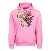 Fuchsia Pink cute guitarist dixie kong Urban Hoodie - linhVisuals