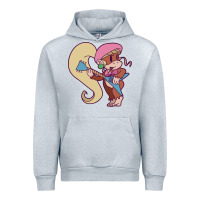 Heather Grey cute guitarist dixie kong Urban Hoodie - linhVisuals