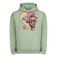 Pigment Oil Green cute guitarist dixie kong Urban Hoodie - linhVisuals