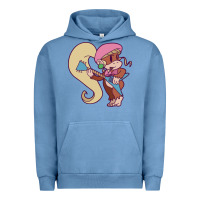 Pigment Pebble Blue cute guitarist dixie kong Urban Hoodie - linhVisuals