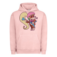 Pigment Salmon cute guitarist dixie kong Urban Hoodie - linhVisuals