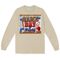 Mushroom game day vibes tumbler Long Sleeve Tee - BundleAndBundleShop