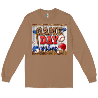 Toasted Coconut game day vibes tumbler Long Sleeve Tee - BundleAndBundleShop