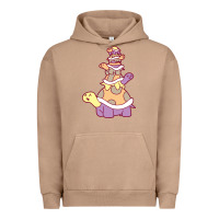 Pigment Burro cute turtle stack Urban Hoodie - linhVisuals