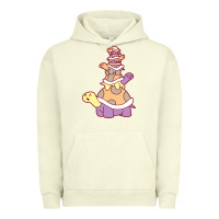 Pigment Pistachio cute turtle stack Urban Hoodie - linhVisuals