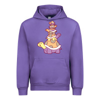 Tulip cute turtle stack Urban Hoodie - linhVisuals
