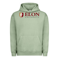Pigment Oil Green ELON UNIVERSITY Urban Hoodie - linhVisuals